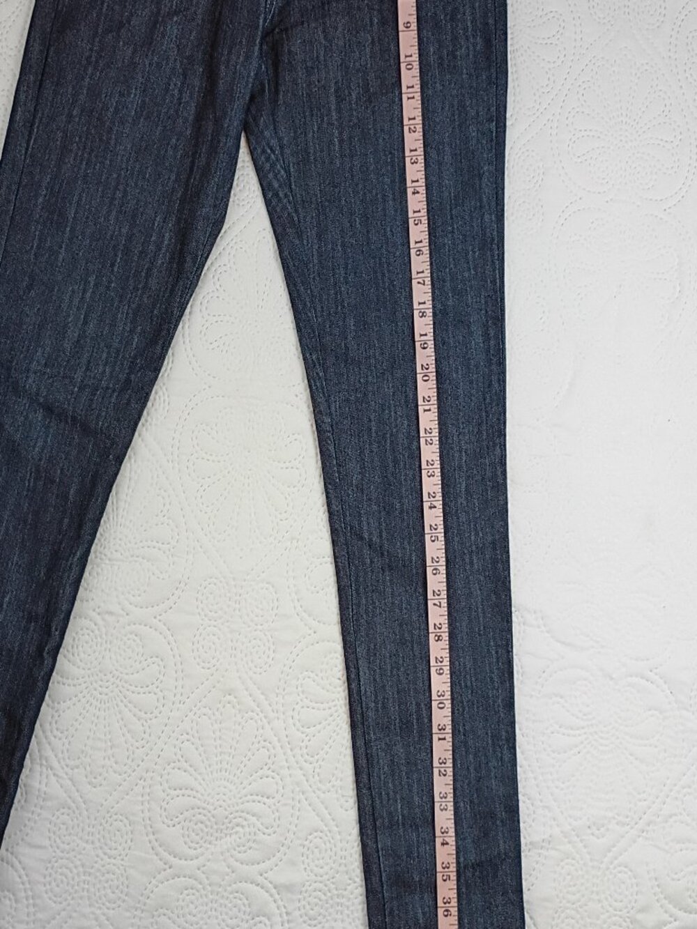 NWOT Deréon Dark Wash Bootcut Jeans Size 9/10 Stretch Denim Flap Pocket Y2K - Picture 6 of 9